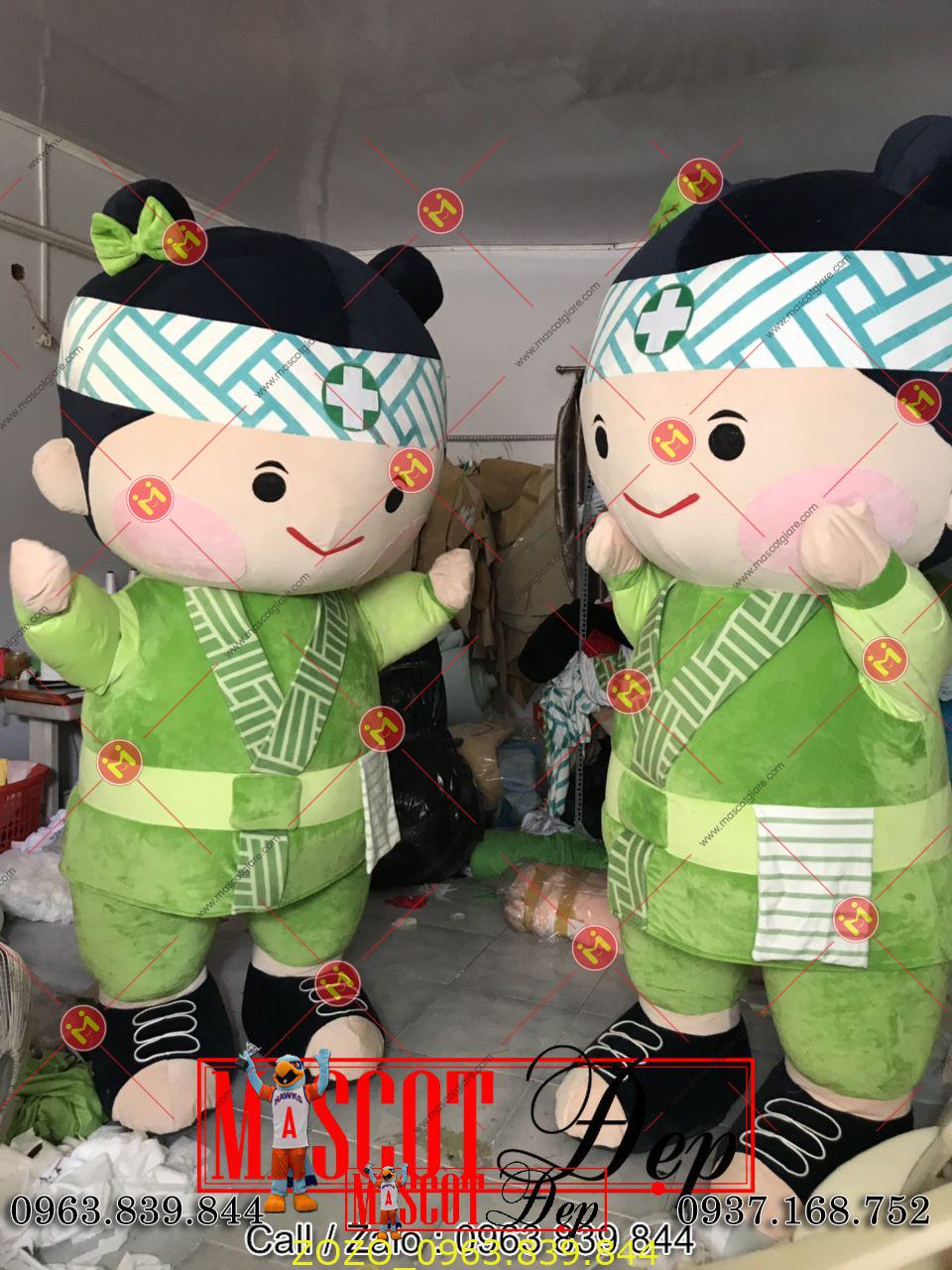 Mascot Hơi Kiyomi 1 mascot hơi Kiyomi