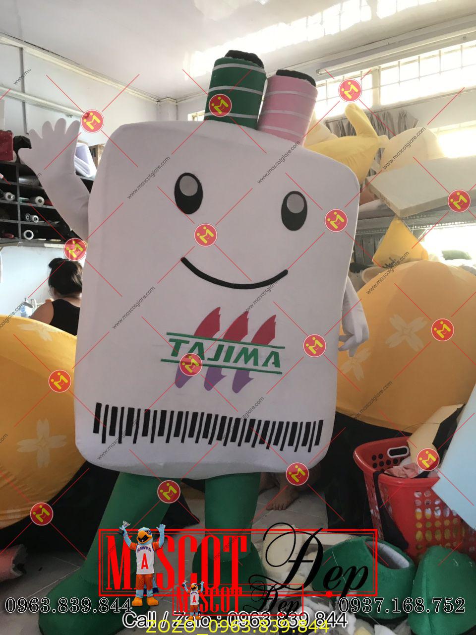 Mascot mô hình sản phẩm tajima 1 Mascot mô hình sản phẩm tajima