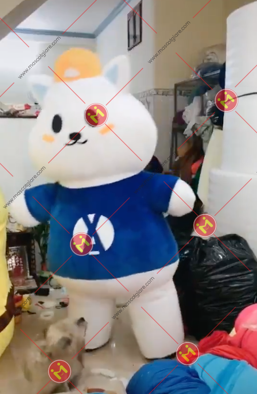 mascot sóc trắng mascot soc trang