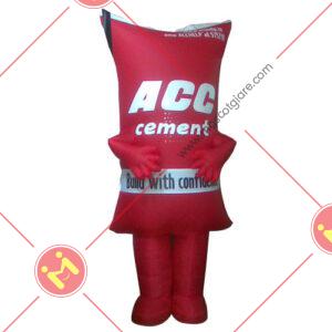 Mascot Bao Xi Măng 3 printed advertising walking inflatable 382