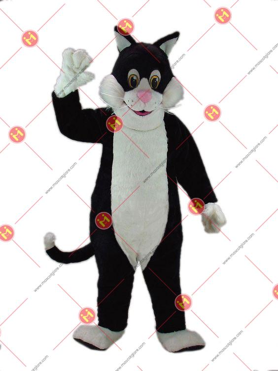 mascot chị mèo dễ thương