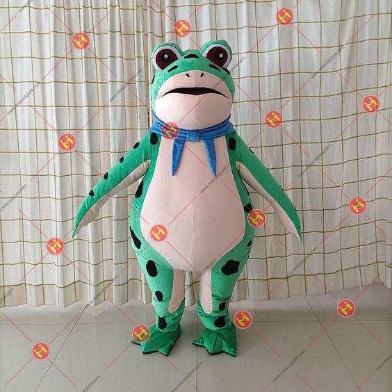 mascot ếch xanh