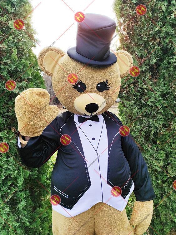 mascot gấu nâu kenli