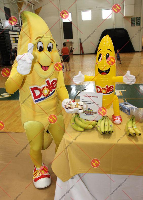 mascot hinh qua chuoi QAfO