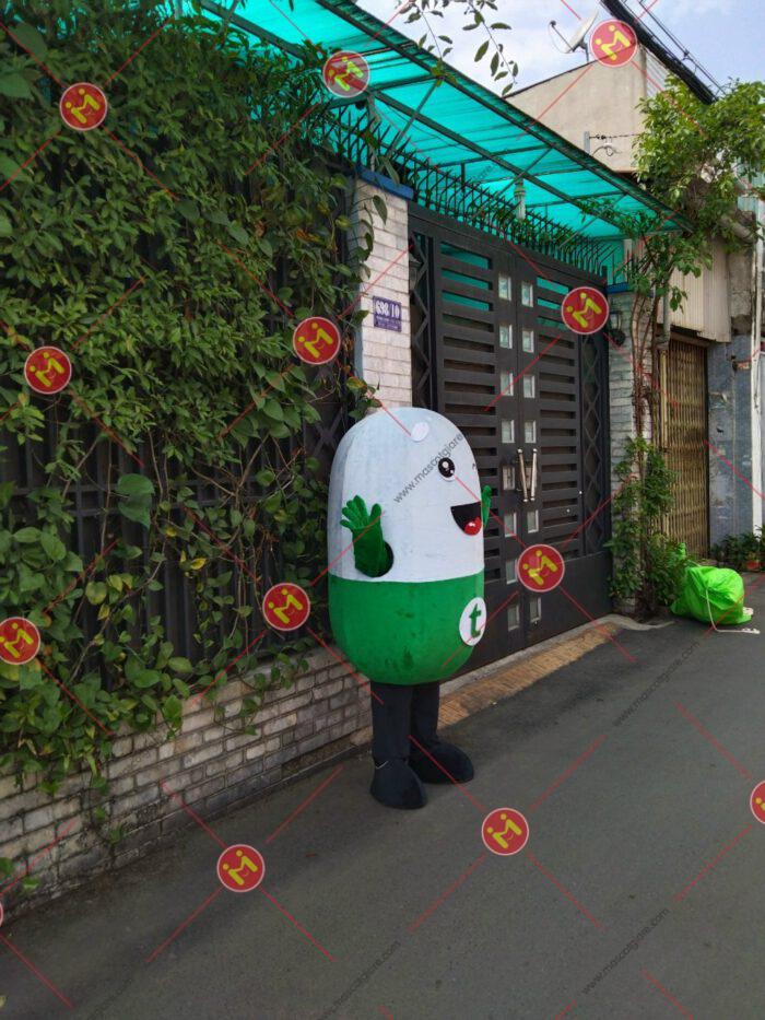 mascot hình viên thuốc