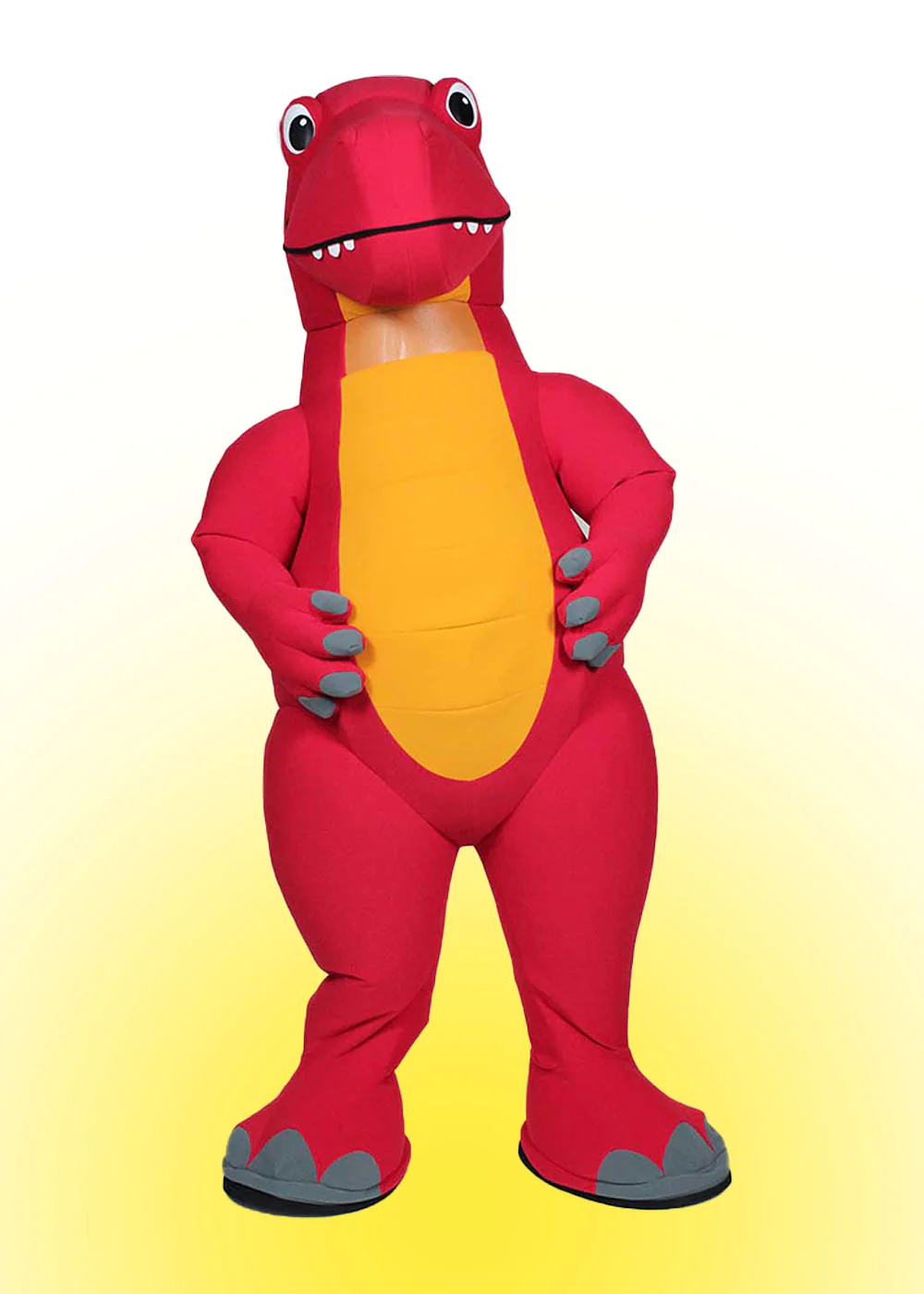 mascot khủng long hồng