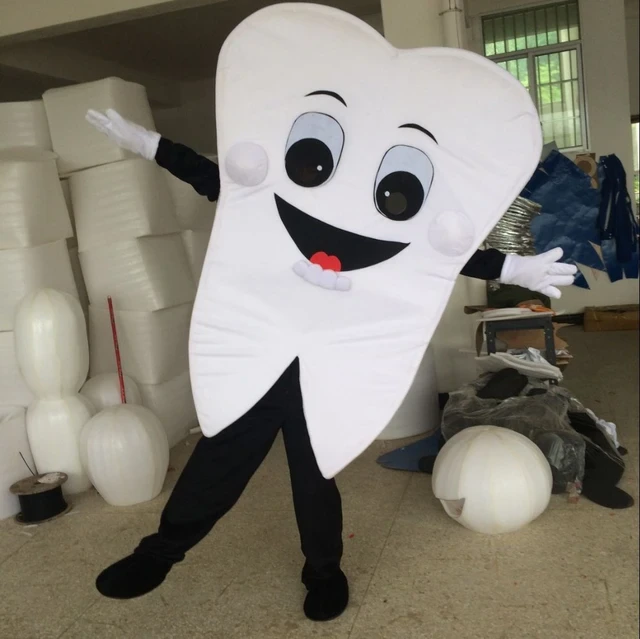 mascot nha khoa hinh chiec rang 0lks