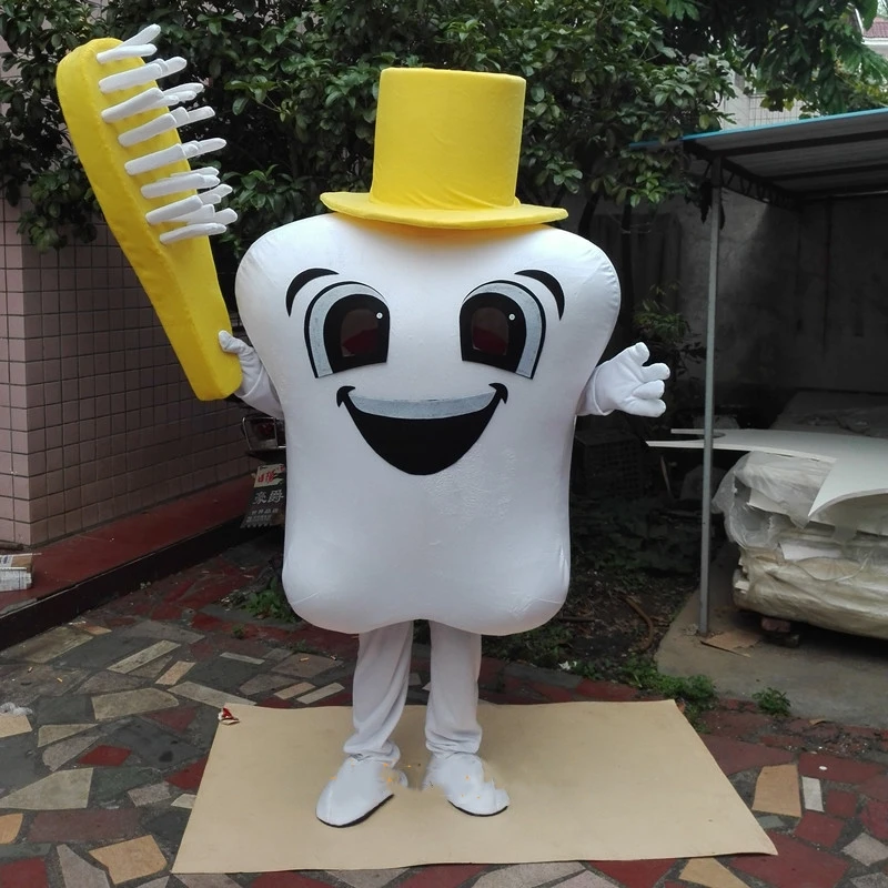mascot nha khoa hinh chiec rang gfoK