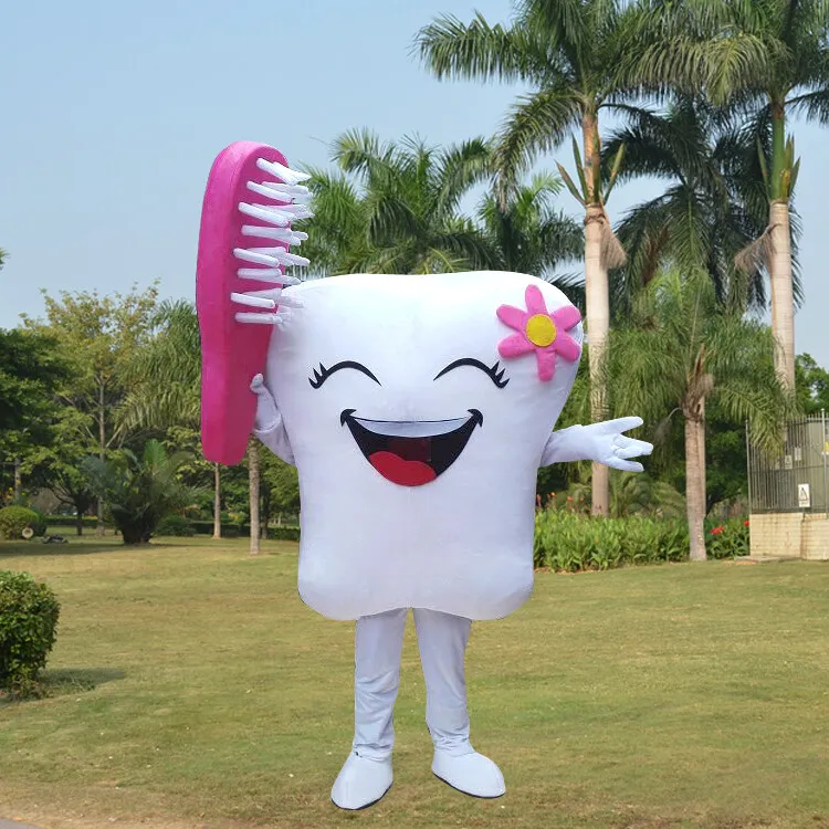 mascot nha khoa hinh chiec rang t0Ks