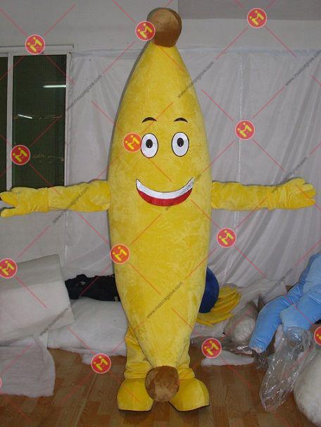 mascot quả chuối vàng