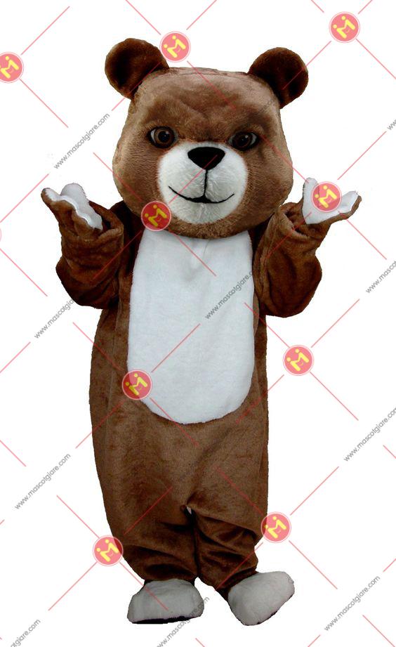 mascot gấu brown