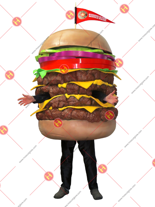 mascot hamburger