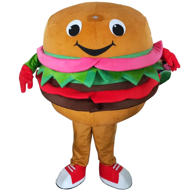 mascot hamburger