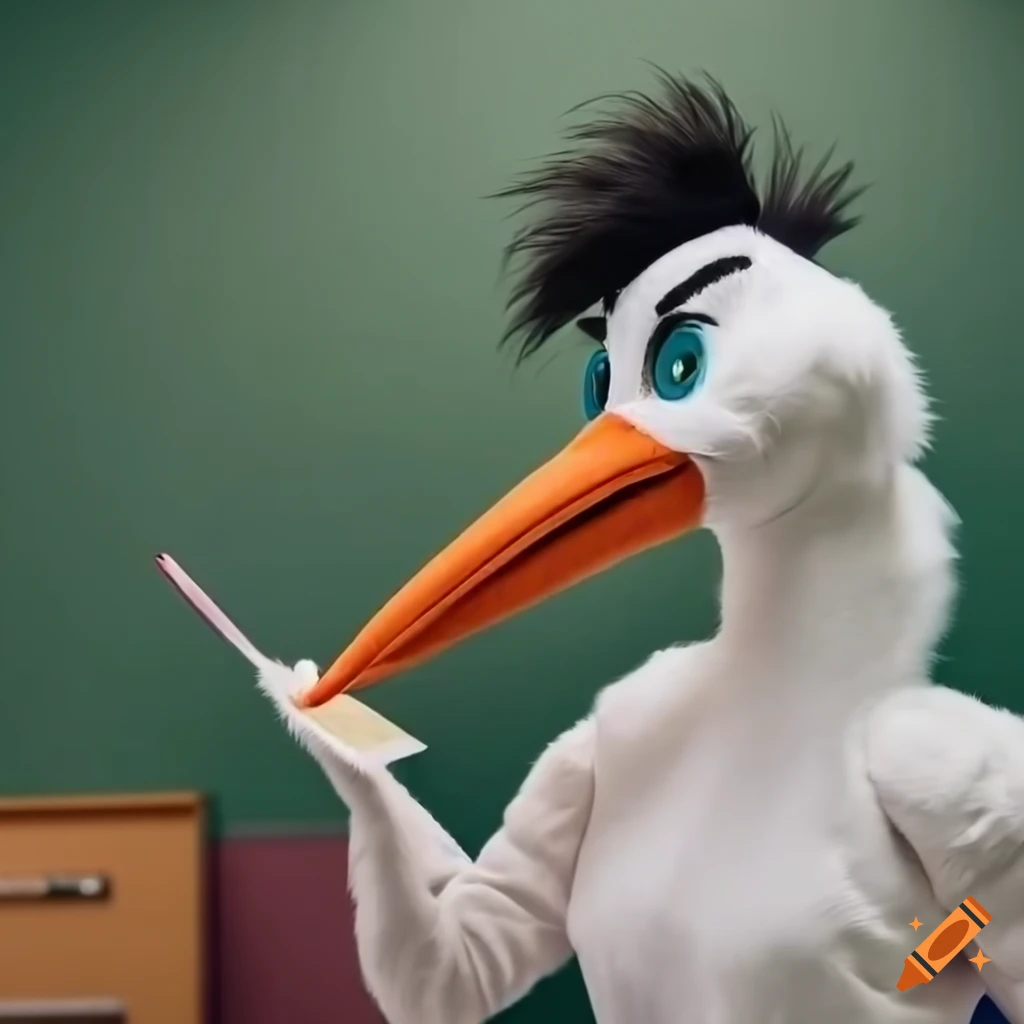 mascot hình con cò