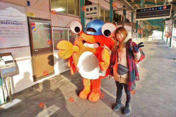 mascot hình con cua