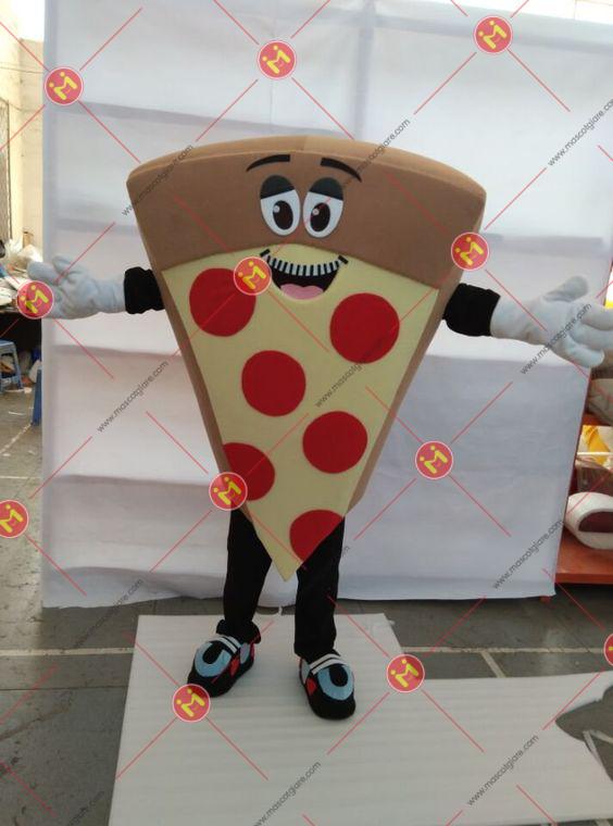 mascot hình sản phẩm pizza