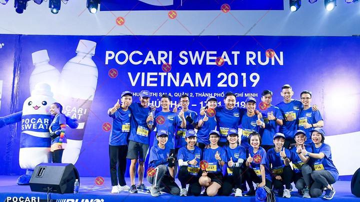 mascot hơi Pocari Sweat 