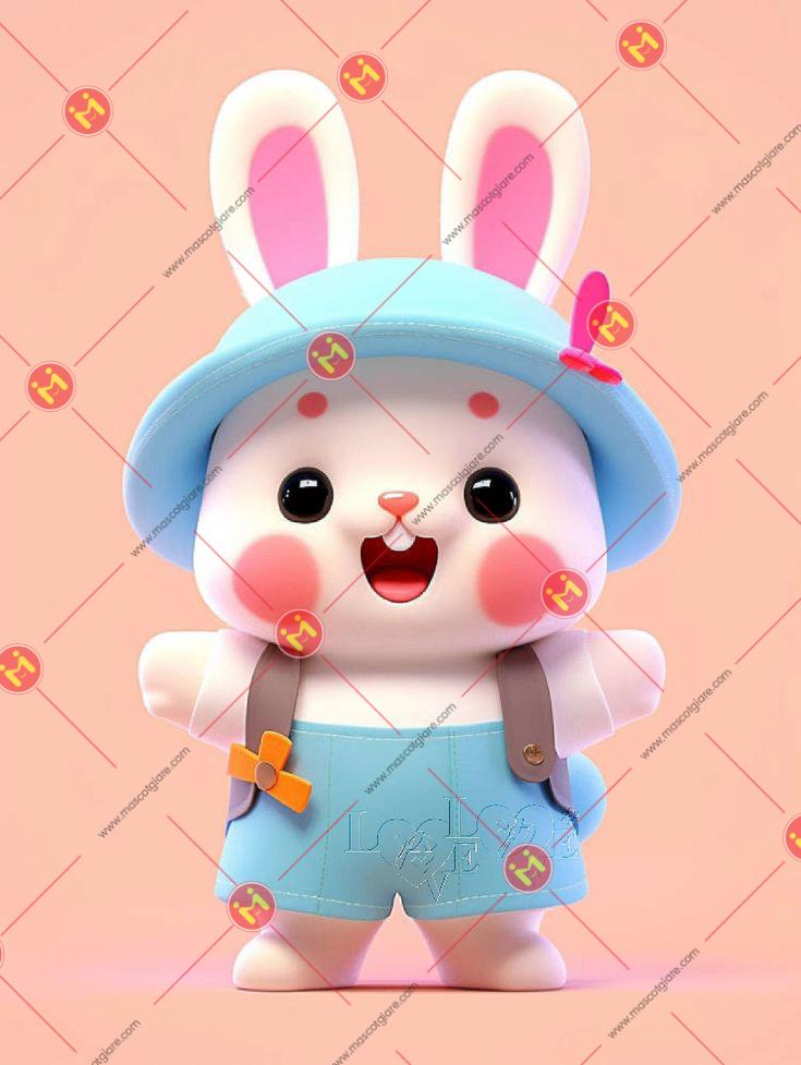 mascot thỏ kawai