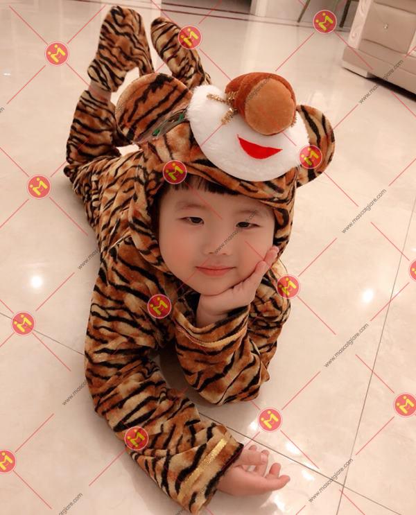 mascot thú hở mặt hổ baby