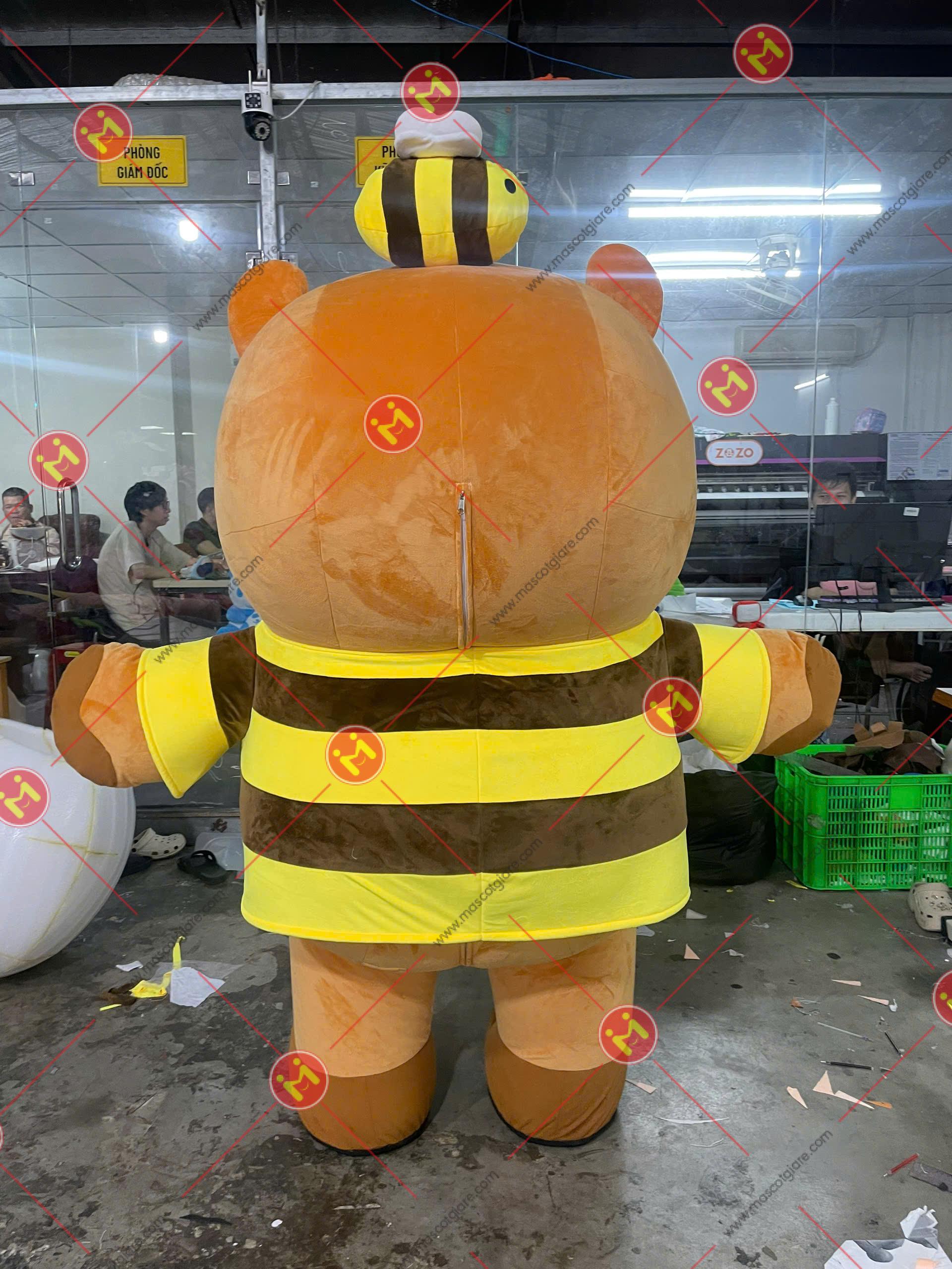 Mascot VIEN TRAN 3 Mặt Sau